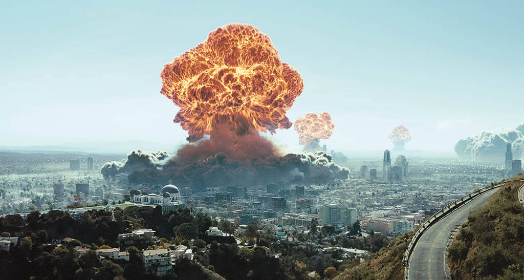 Photo of what it might look like if a nuclear attack happened in United States